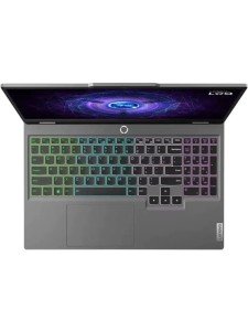 Ноутбук Lenovo LOQ 15IRX9, 15.6" (1920x1080) IPS 144 Гц/Intel Core i7-13650HX/24 ГБ DDR5/1024 ГБ SSD/NVIDIA GeForce RTX 4050 для ноутбуков (6 Гб)/Без системы, Серый (83DV00NBRK)