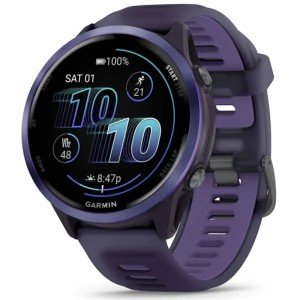 Умные часы Garmin Forerunner 570 - 47mm Indigo Aluminium with Translucent Imperial Purple/Indigo Band (010-02971-02)