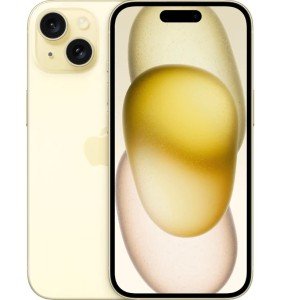 Смартфон Apple iPhone 15 128GB nanoSim+eSim (Жёлтый, 128 ГБ, 6 ГБ, Global, nanoSim+eSim)