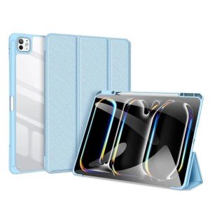 Чехол-книжка Gurdini Dux Ducis Toby Series для iPad Pro 13 (2024) (Голубой) Чехол-книжка Gurdini Dux Ducis Toby Series для iPad Pro 13 (2024) (Голубой)