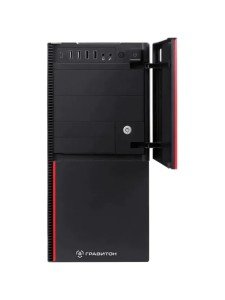 Системный блок Гравитон Д50А, AMD Ryzen 5 5600G / 8 ГБ DDR4 / 256 ГБ SSD / AMD Radeon Graphics / Без ОС / Клавиатура, мышь, черный (Д50А_153710)