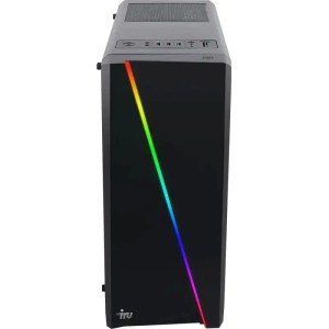 Системный блок iRU Game 310H5GE, Intel Core i5-11400F / 16 ГБ DDR4 / 512 ГБ SSD / NVIDIA GeForce RTX 3050 (8 Гб) / Без ОС, черный (1833197)