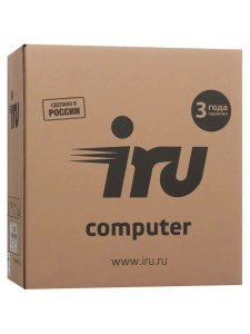 Системный блок iRU Office 320A5S MT, AMD Ryzen 3 PRO 4350G / 8 ГБ DDR4 / 256 ГБ SSD / AMD Radeon Graphics / Windows 11 Pro, черный (2060850)