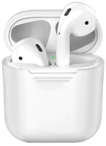 Силиконовый чехол Deppa для Apple AirPods Белый арт.47009 Силиконовый чехол Deppa для Apple AirPods Белый арт.47009
