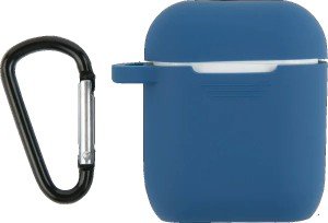 Силиконовый чехол Red Line для AirPods с карабином и шнурком Blue Силиконовый чехол Red Line для AirPods с карабином и шнурком Blue