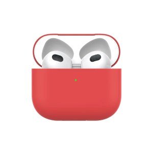 Силиконовый чехол VLP Silicone Case Soft Touch для Apple AirPods 3 Coral