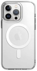 Чехол Uniq HYBRID LIFEPRO XTREME MAGCLICK CHARGING (MagSafe) для iPhone 15 Pro 6.1, прозрачный лед (Frost Clear) IP6.1P(2023)-LXAFMCLR