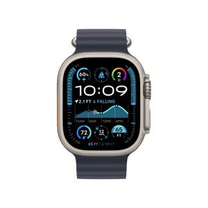 Умные часы Apple Watch Ultra 2 49 мм Titanium Case GPS + Cellular, Natural/Navy Ocean Band