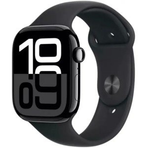 Часы Apple Watch Series 10 46mm Jet Black Aluminum Case with Sport Band, MWWQ3 M/L Часы Apple Watch Series 10 46mm Jet Black Aluminum Case with Sport Band, MWWQ3 M/L