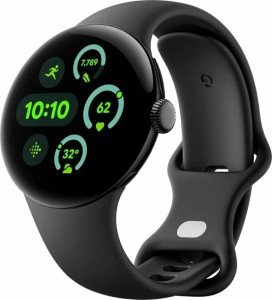 Умные часы Google Pixel Watch 3 41mm (Matte Black/Obsidian)