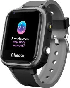 Детские умные часы Aimoto IQ 4G Black (Черный) Детские умные часы Aimoto IQ 4G Black (Черный)