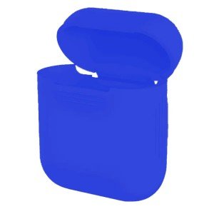 Силиконовый чехол для Apple AirPods Blue (Синий) Силиконовый чехол для Apple AirPods Blue (Синий)