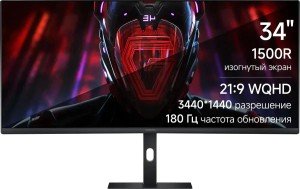Монитор Xiaomi Curved Gaming Monitor G34WQI 34" (ELA5454EU) Black (Черный) Монитор Xiaomi Curved Gaming Monitor G34WQI 34" (ELA5454EU) Black (Черный)