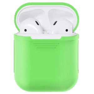 Силиконовый чехол ISA для Apple AirPods Зеленый