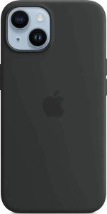 Чехол Apple iPhone 14 Silicone Case with MagSafe, midnight (MPRU3FE/A)
