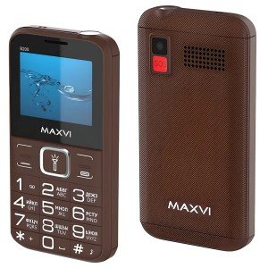 Телефон MAXVI B200 Brown (Коричневый) Телефон MAXVI B200 Brown (Коричневый)