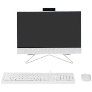 Моноблок HP 200 G4, 21.5" (1920x1080) IPS / Intel Core i5-1235U / 8 DDR4 / 512 ГБ SSD / Intel Iris Xe Graphics / Без ОС / Клавиатура, мышь, Белый (6D417EA)