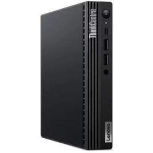 Мини-ПК Lenovo ThinkCentre M70q Gen 4 Tiny, Intel Core i3-13100T / 8 ГБ DDR4 / 256 ГБ SSD / Intel UHD Graphics / Без ОС / Клавиатура, мышь, черный (12E4SAVY01)