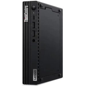 Мини-ПК Lenovo ThinkCentre M70q Gen 4 Tiny, Intel Core i3-13100T / 8 ГБ DDR4 / 256 ГБ SSD / Intel UHD Graphics / Без ОС / Клавиатура, мышь, черный (12E4SAVY01)
