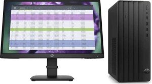Комплект HP 290 G9, Intel Core i5 12500, DDR4 8ГБ, 512ГБ(SSD), Intel UHD Graphics 770, с ODD, Free DOS, монитор в комплекте P22 черный (6D474EA)