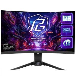 Монитор 27" ASRock Phantom Gaming PG27QRT2A Black VA