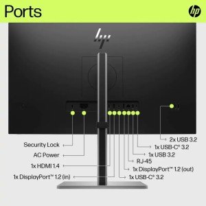 Монитор HP 27" E27u G5 2560x1440 IPS 75Гц черный 6N4D3AA