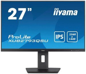 Монитор Iiyama 27" ProLite XUB2793QSU-B7 Ultra HD 2K IPS LED черный