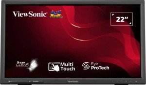 Монитор ViewSonic 21.5" TD2223-2 VA FHD Touch черный