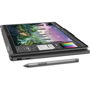 Ноутбук Lenovo Yoga 7 2-in-1 14IML9, 14" (2880x1800) OLED 120 Гц/Intel Core Ultra 7 155H/32 ГБ LPDDR5X/1024 ГБ SSD/Intel Arc Graphics/Windows 11 Home, Серый (83DJ0094RU)