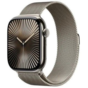 Умные часы Apple Watch Series 10 GPS + Cellular, 46mm Natural Titanium Case with Natural Milanese Loop - S/M Умные часы Apple Watch Series 10 GPS + Cellular, 46mm Natural Titanium Case with Natural Milanese Loop - S/M