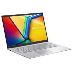 Ноутбук ASUS Vivobook 15 X1504VA-BQ1076, 15.6" (1920x1080) IPS/Intel Core i7-1355U/16 ГБ DDR4/512 ГБ SSD/Intel Iris Xe Graphics/Без системы, Серебристый (90NB10J2-M01AE0)