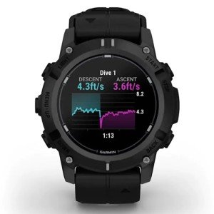 Умные часы Garmin Descent G2 Black with Black Band (010-02986-00)