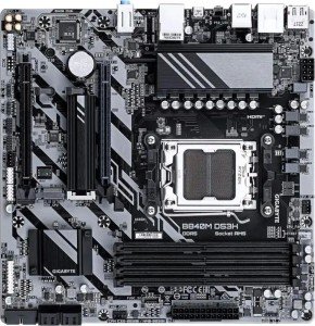 Материнская плата AMD B840 SAM5 MATX B840M DS3H GIGABYTE