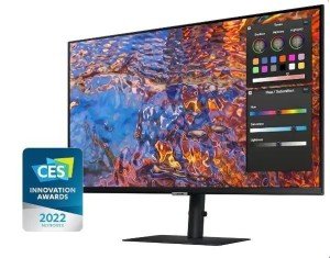 Монитор Samsung 32" S32B800PXI, 16:9, IPS, UHD, 5ms, 350cd, 60Hz, HDMI, DP, USB, USB-C, LAN, HAS