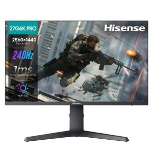 Монитор Hisense 27" 27G6K-Pro, 16:9, IPS, 1ms, 320cd, 240Hz, HDMI, DP
