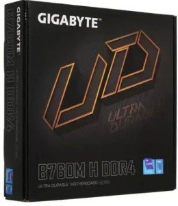 Материнская плата B760 S1700 MATX B760M H DDR4 GIGABYTE