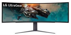 Монитор LG 49" 49GR85DC-B 1000R, 32:9, VA, DQHD, 1ms, 450cd, 240Hz, HDMI, DP, USB, HAS