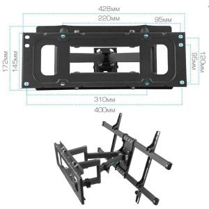 Кронштейн для телевизора Kromax CORBEL-8, 32"-75", макс. 55кг