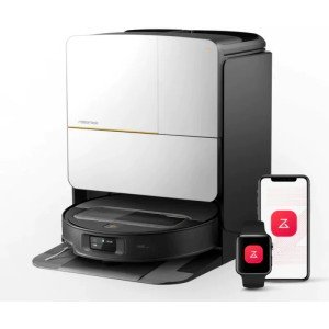 Робот-пылесос Roborock Saros Z70 с механической рукой OmniGrip и станцией самоочистки Серебристый