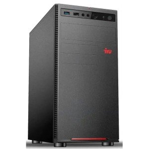 Системный блок iRU Home 310H6SE, Intel Core i3-13100 / 8 ГБ DDR4 / 256 ГБ SSD / Intel UHD Graphics / Без ОС, черный (2032024)