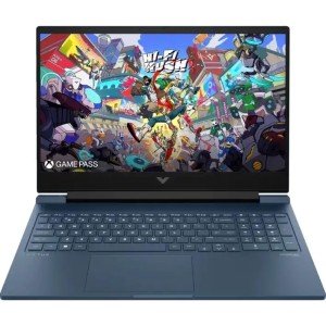 Ноутбук HP Victus 16-r1075ci, 16.1" (1920x1080) IPS 144 Гц/Intel Core i5-14450HX/16 ГБ DDR5/1024 ГБ SSD/NVIDIA GeForce RTX 4060 для ноутбуков (8 Гб)/Без системы, Синий (A74LYEA)
