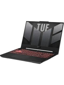 Ноутбук ASUS FA507NV-LP137, 15.6" (1920x1080) IPS 144 Гц/AMD Ryzen 5 7535HS/16 ГБ DDR5/512 ГБ SSD/NVIDIA GeForce RTX 4060 для ноутбуков (8 Гб)/Без системы, Серый (90NR0E85-M00BX0)