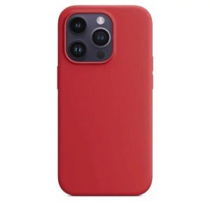 Чехол силиконовый матовый для iPhone 14 Pro (Красный) Чехол силиконовый матовый для iPhone 14 Pro (Красный)