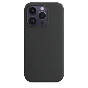 Чехол силиконовый матовый для iPhone 14 Pro (Чёрный) Чехол силиконовый матовый для iPhone 14 Pro (Чёрный)
