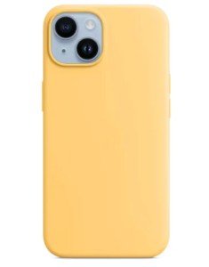Чехол силиконовый MagSafe для iPhone 14 (Жёлтый) Чехол силиконовый MagSafe для iPhone 14 (Жёлтый)