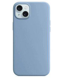 Чехол силиконовый MagSafe для iPhone 15 (Бледно-голубой) Чехол силиконовый MagSafe для iPhone 15 (Бледно-голубой)