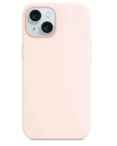 Чехол силиконовый MagSafe для iPhone 15 (Нежно-Розовый) Чехол силиконовый MagSafe для iPhone 15 (Нежно-Розовый)