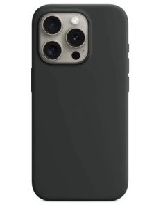 Чехол силиконовый MagSafe для iPhone 15 Pro (Черный) Чехол силиконовый MagSafe для iPhone 15 Pro (Черный)