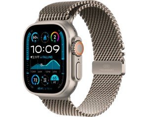 Apple Watch Ultra 2 (2024) GPS + Cellular 49 mm Natural Titanium Case with Milanese Loop Apple Watch Ultra 2 (2024) GPS + Cellular 49 mm Natural Titanium Case with Milanese Loop