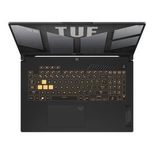 Ноутбук Asus TUF Gaming A17 FA707NV-HX079 Ryzen 7 7735HS 16Gb SSD512Gb NVIDIA GeForce RTX4060 8Gb 17.3" IPS FHD (1920x1080) noOS grey WiFi BT Cam (90NR0E35-M004F0)